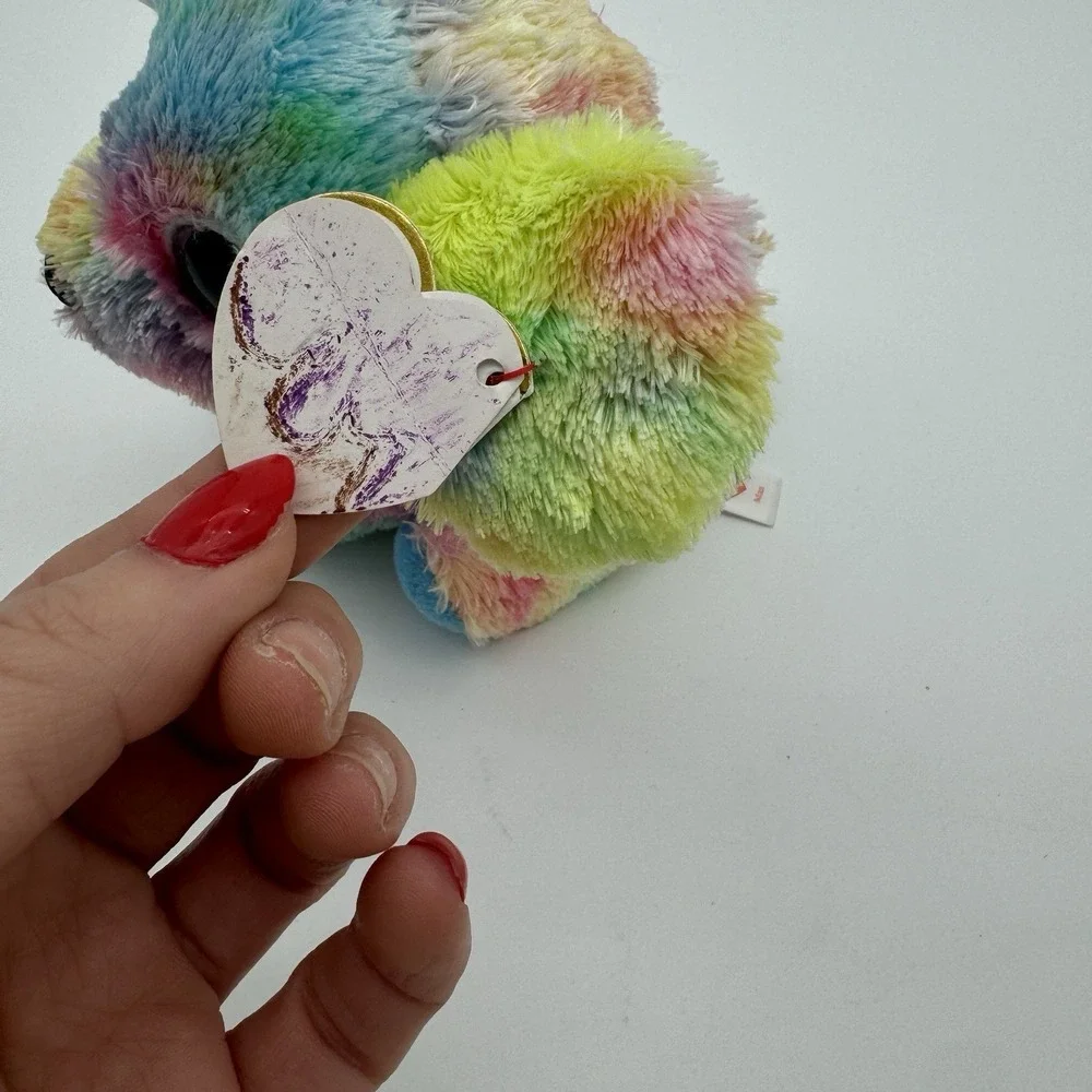 Ty Beanie Babies Max The Dog Colorful Autism Awareness Plush‎ 2012 MWMT